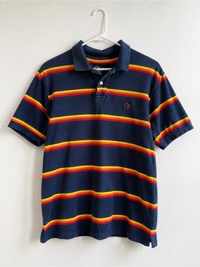 Y2K Ocean Pacific OP Polo - Men’s Large Navy Blue